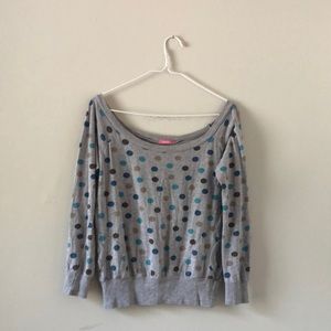 Cozy dotted long-sleeve